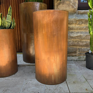 Indian copper cylinder planter