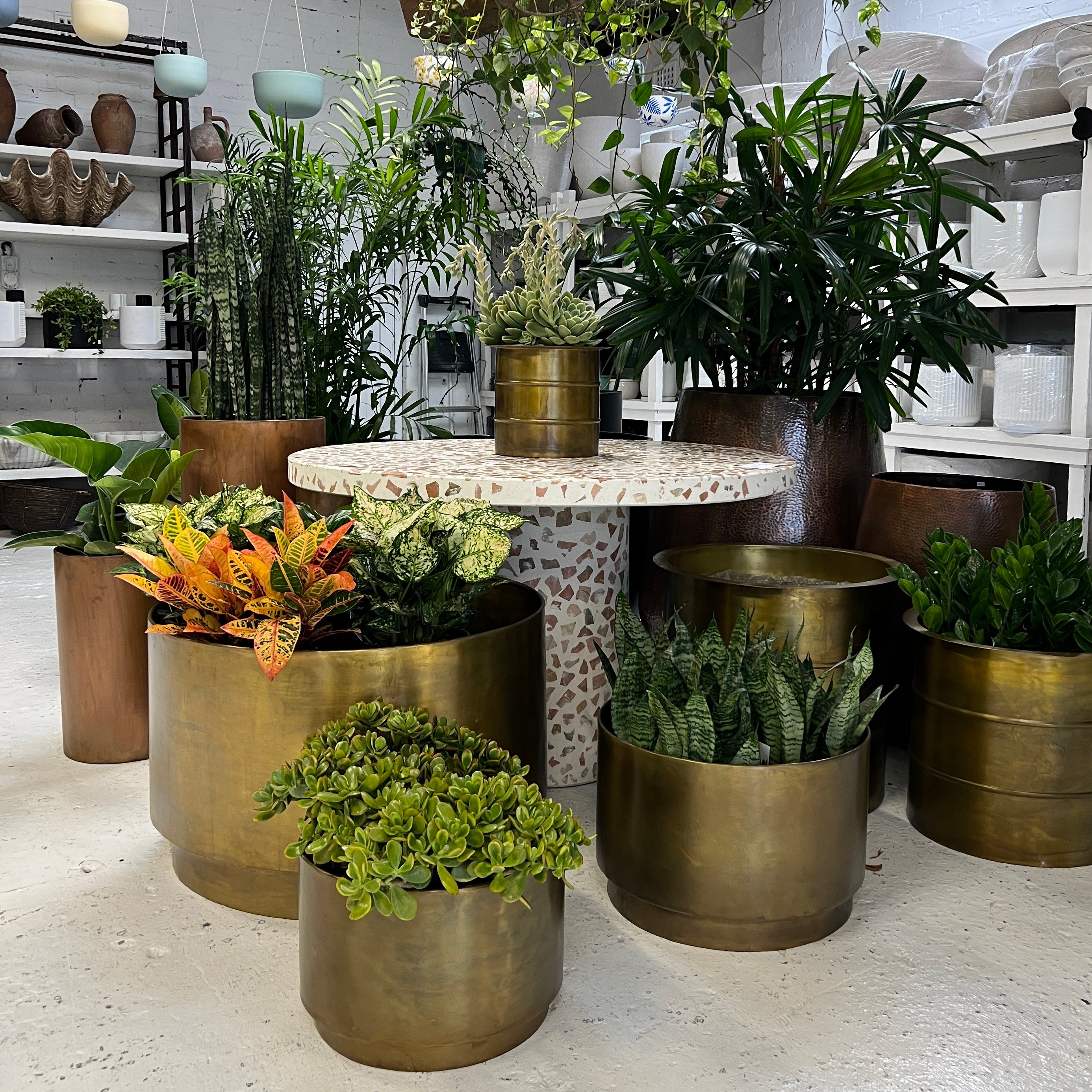 Indian Brass floating planter