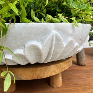 Hand Carved marble bowl