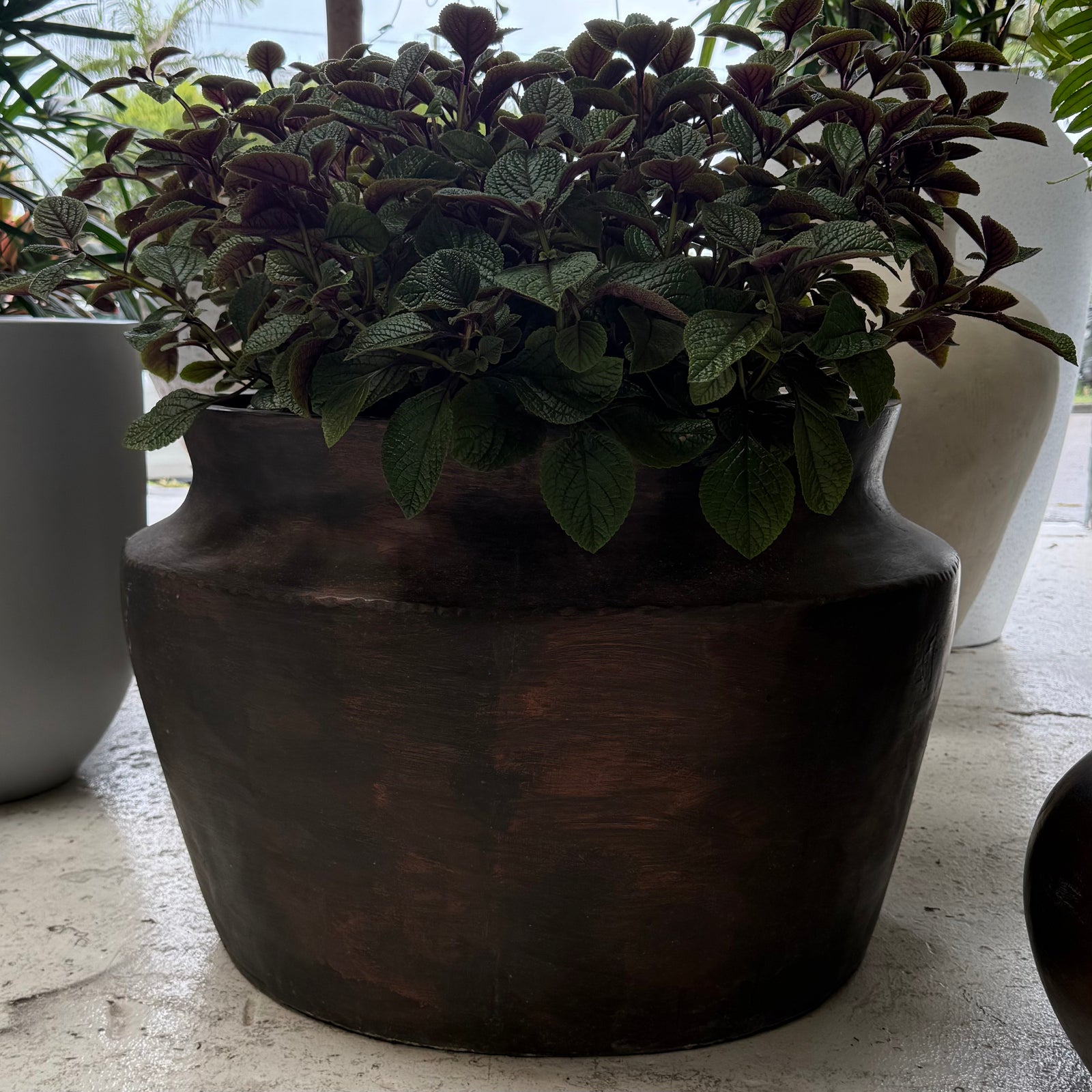 "Copper like Finish" Tub Planter