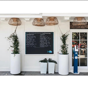 The Narrabeen planter- Black/White