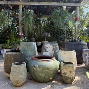 Woodfired Clay Tulip Planter