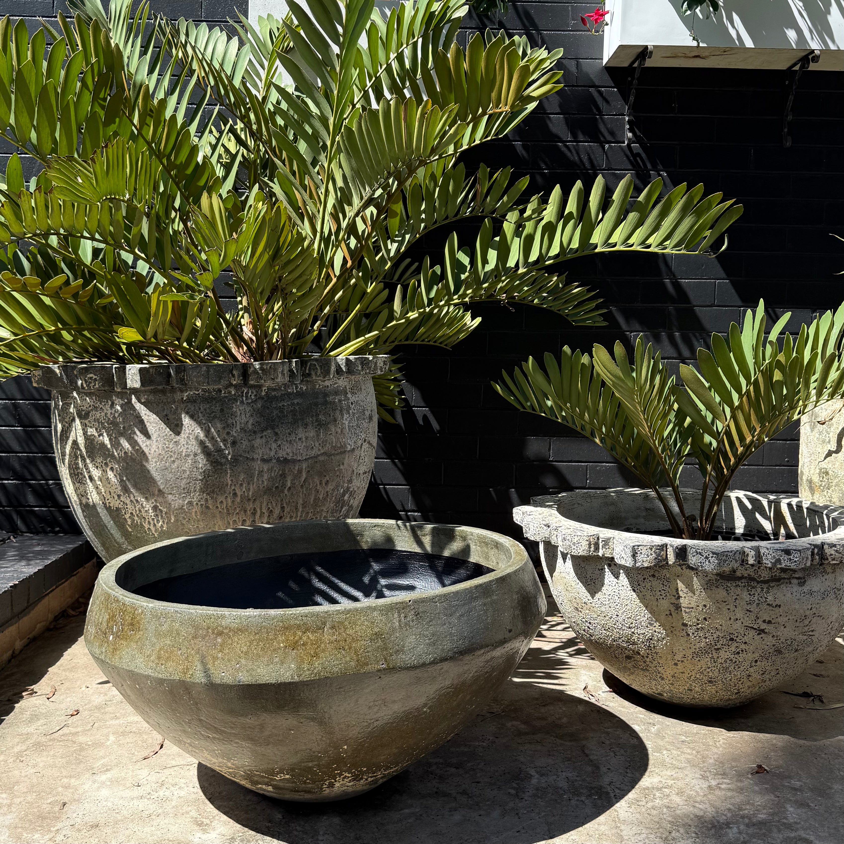 Woodfired Clay Water Bowl