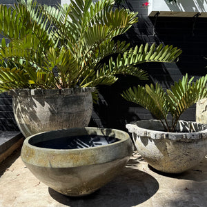 Woodfired Clay Water Bowl