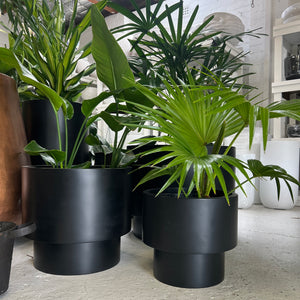The Basin Planter -Black/White