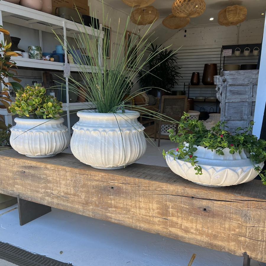 indian plant pots Gautam Indian marble planter