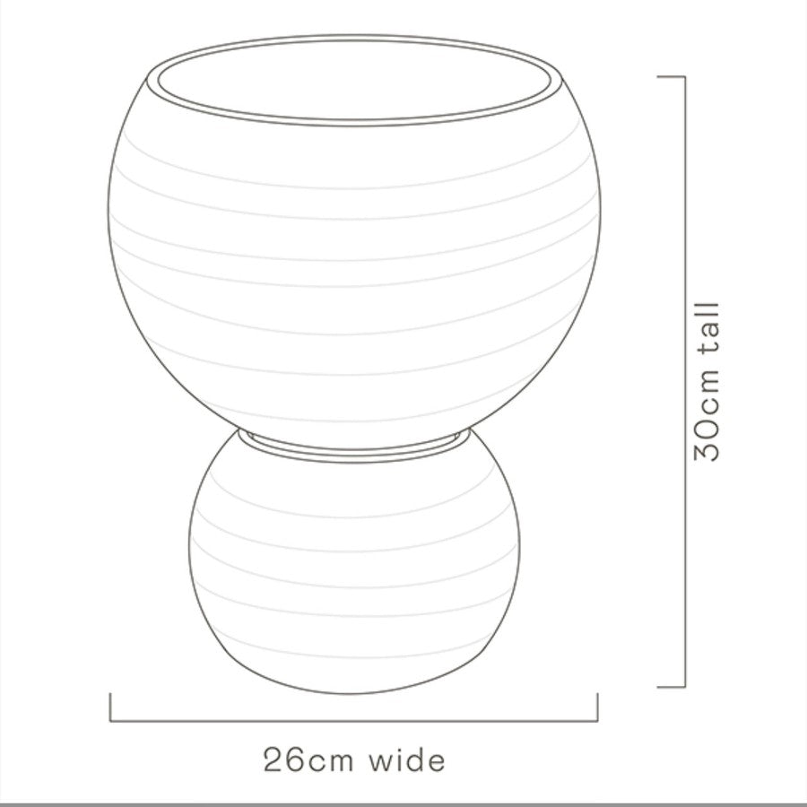 Spherical plant pot