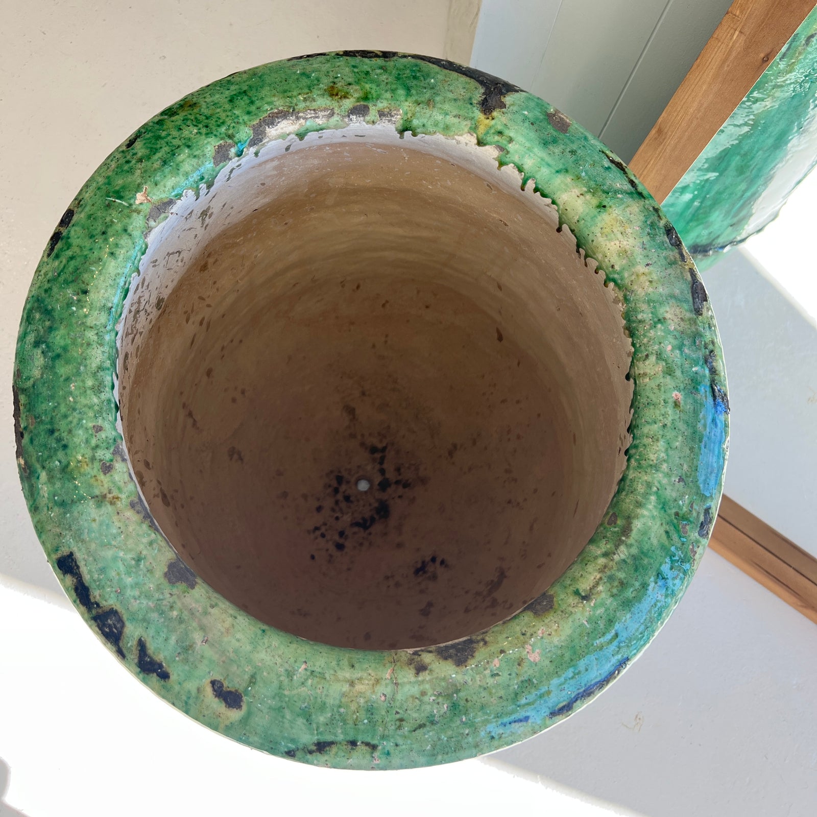 Authentic Large Tamegroute Moroccan Vessel