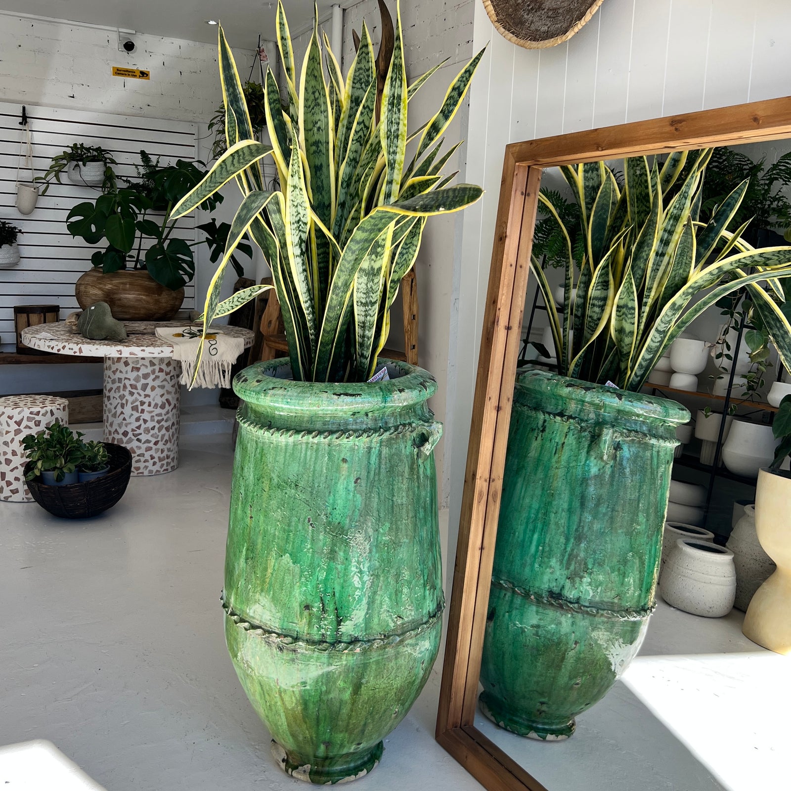 Authentic Large Tamegroute Moroccan Vessel