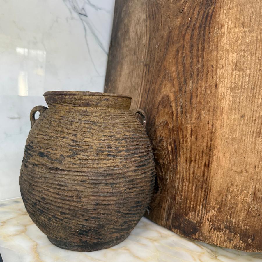 Antique Yunnan-Style Glazed Pot