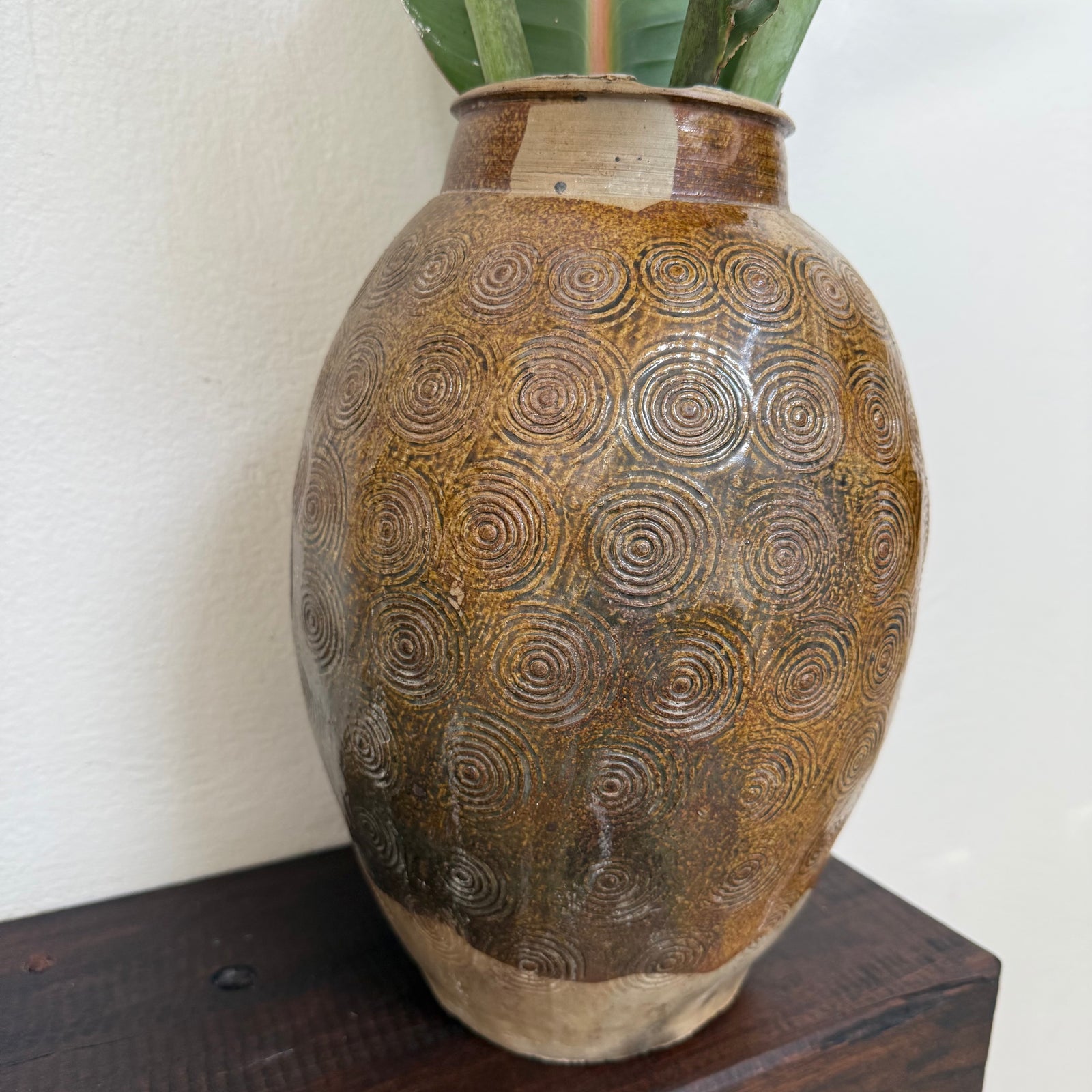 Antique Yunnan-Style Glazed Pot