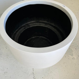 The Basin Planter -Black/White