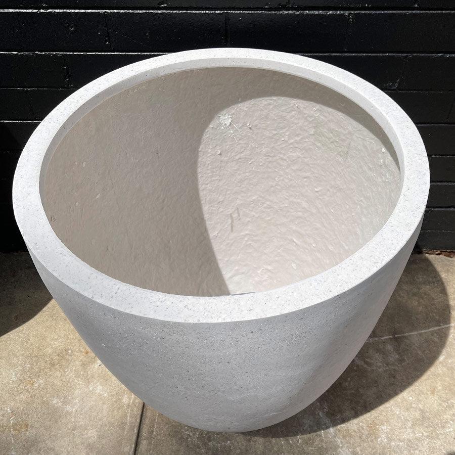 Tall Round Planter-TERRAZZO