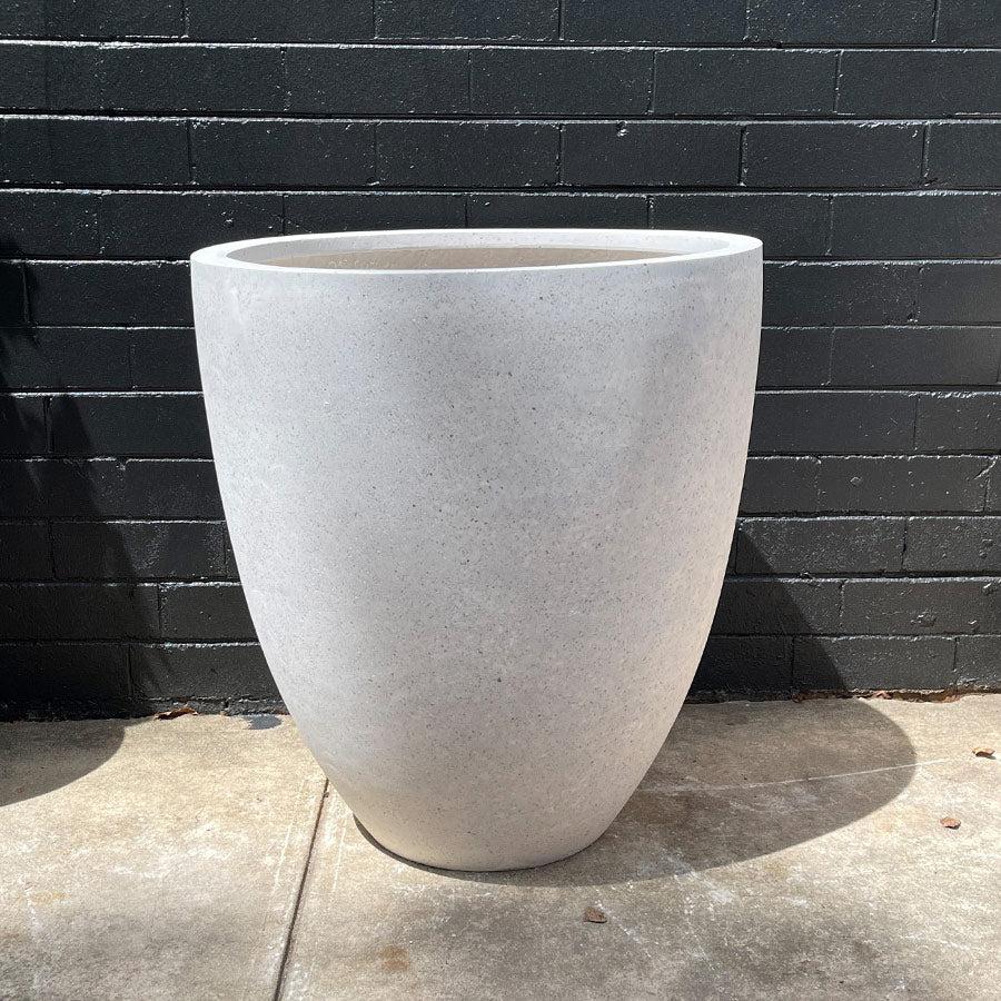 Tall Round Planter-TERRAZZO