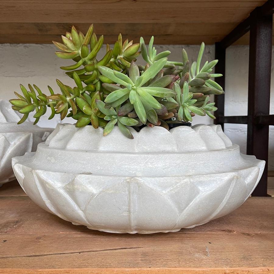 Bodhi Indian marble planter
