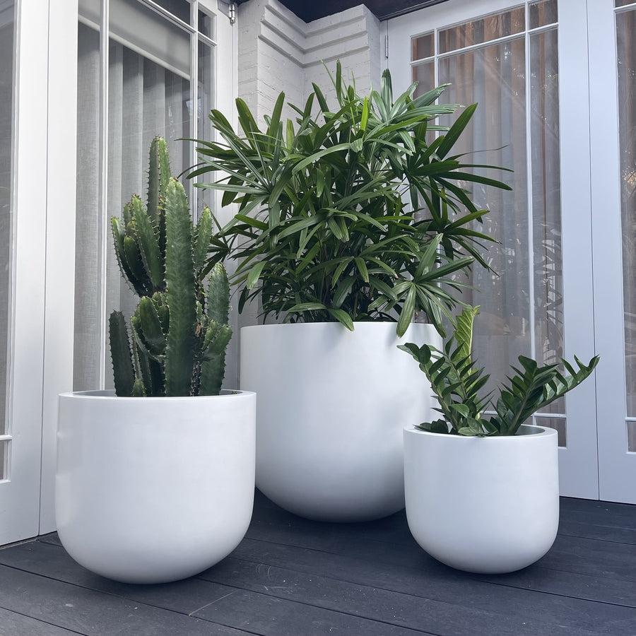 The Avalon Planter - Black/White